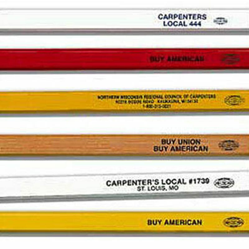 Custom Logo Printed Carpenter Pencil